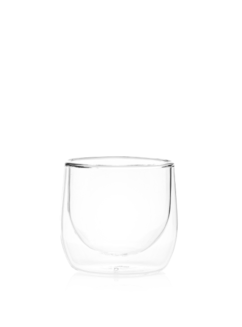 Rosa Edel doppelwandiges Tumbler Glas für Glühpunsch und Cocktail mit einem Volumen von 250 ml